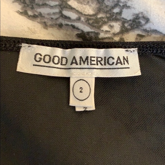 Good American The Mixed Velvet Bodysuit - 2/M - Picture 6 of 8